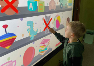 Zajęcia przy tablicy multimedialnej