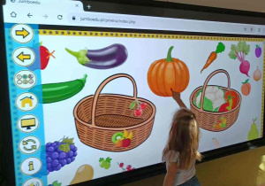 praca z tablicą interaktywną