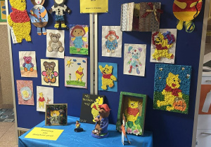 Wystawa prac konkursowych dzieci 3 i 4 letnich.