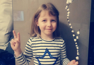 Wiosenne bazie zrobiła Hania z grupy 5