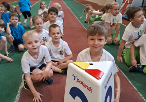 Drużyna podczas halowych rozgrywek.