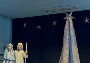 Dzieci w roli Maryi i Józefa