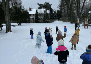 Zabawy na śniegu
