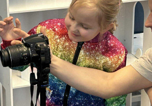 Zajęcia edukacyjne z fotografem.