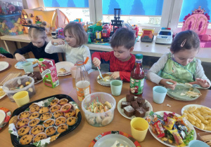 Dzieci świętują urodziny