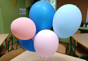 Balony przygotowane dla dzieci.